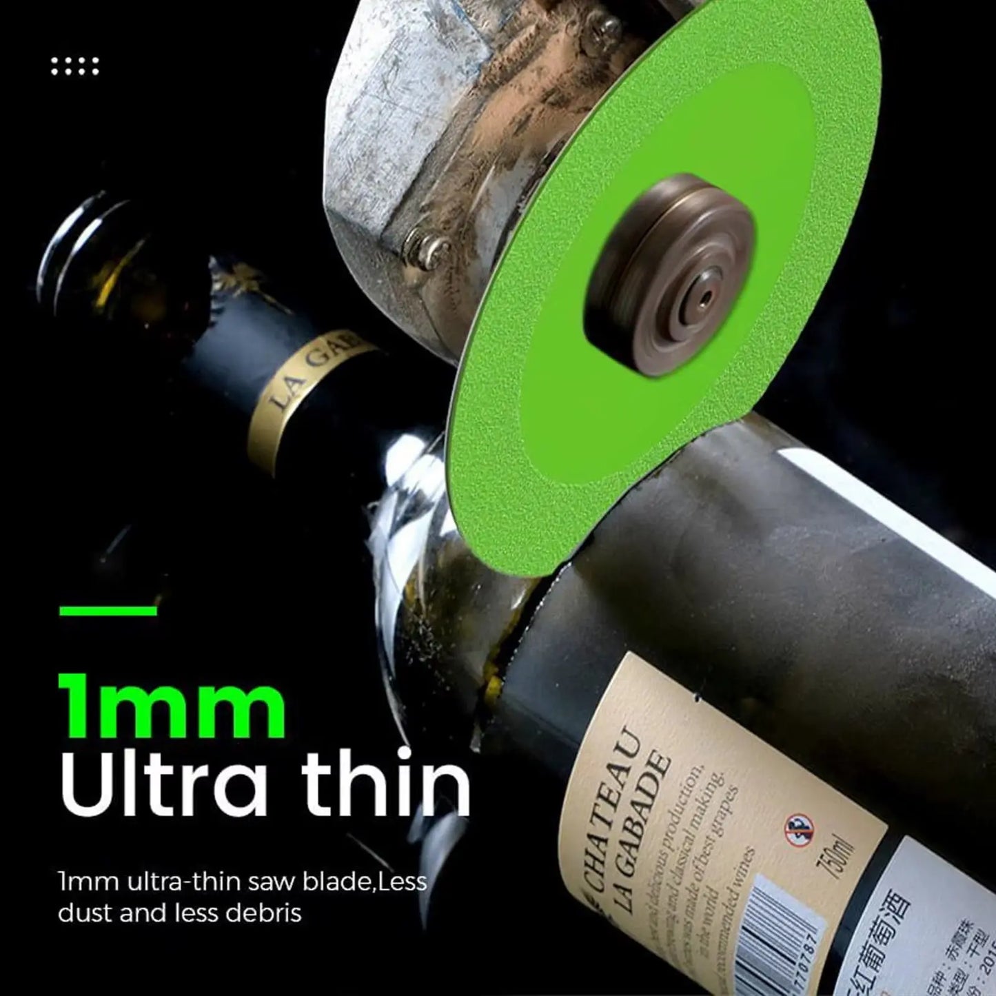 Glass Cutting Disc Diamond 100Mm Marble Saw Ceramic Tile Jade Crystal Wine Bottles Grinding Chamfering Glass Cutting Tool 3/1Pcs