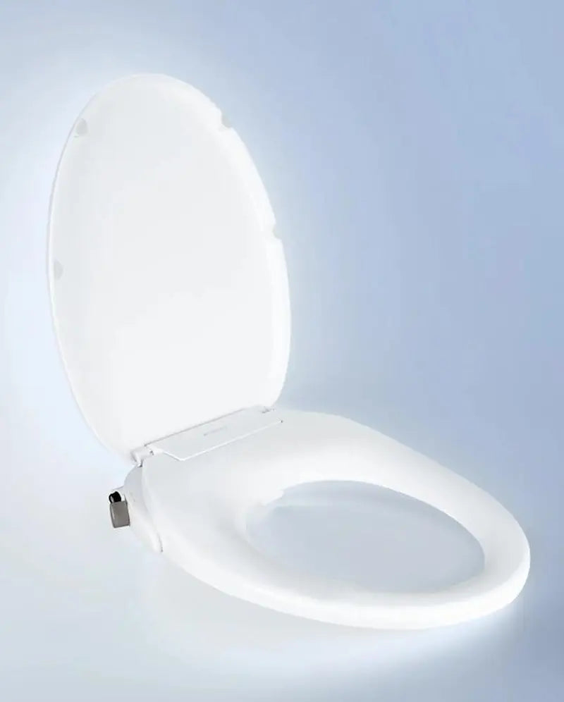 TUSHY Wave Bidet Toilet Seat Non-Electric with Duoflow Nozzles & Quick Release Button for Easy Clean Install