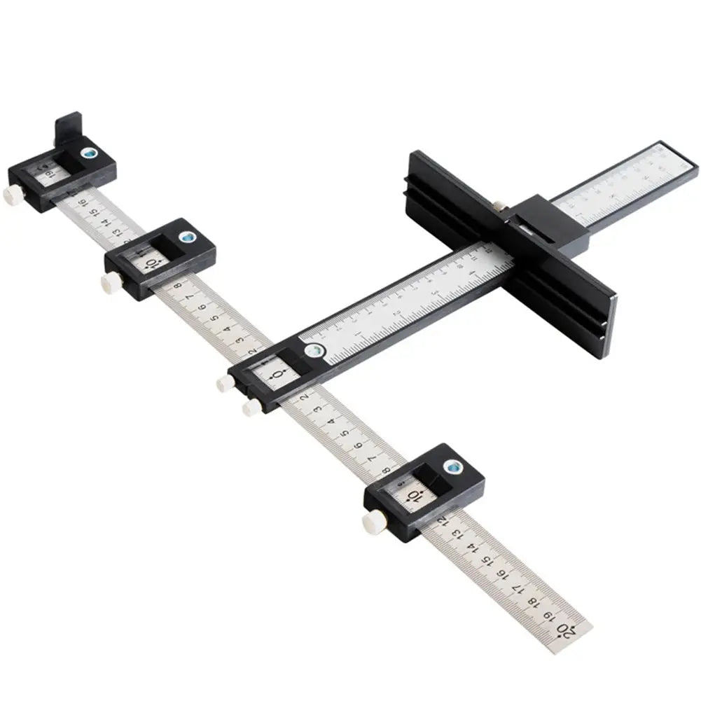 Location Drill Bit Drill Punch Locator Jig Drill Guide Cabinet Handle Knob Template Locator Hole Punch Tool for Woodworking