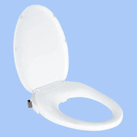 TUSHY Wave Bidet Toilet Seat Non-Electric with Duoflow Nozzles & Quick Release Button for Easy Clean Install
