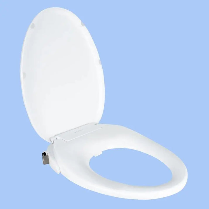 TUSHY Wave Bidet Toilet Seat Non-Electric with Duoflow Nozzles & Quick Release Button for Easy Clean Install