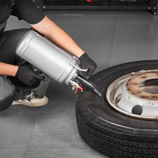VEVOR Portable Tire Bead Seater - Efficient 1.6 Gal Air Blaster for Quick Tire Inflation, Perfect for Cars, SUVs, and More!