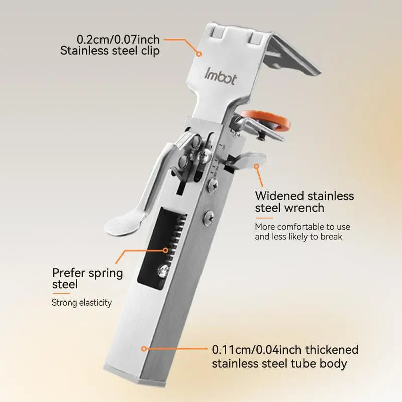 IMBOT Quick-Press Drawer Clamp Stainless Steel Drawer Fixing Clip for Precise Door Knob Installation - Durable & Labor-Saving Tool for Cabinet Hardware Heavy Duty