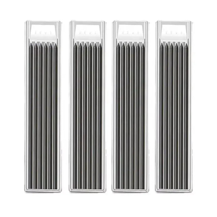 Solid Carpenter Pencil Built-In Sharpener for Deep Hole 2B Lead Core Mechanical Pencil Scribing Marking Woodworking Tool