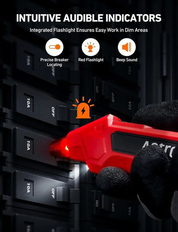 [Black Friday]Astroai Circuit Breaker Finder with GFCI Outlet Tester, Electrical Tester Tool for Home/Workshop Circuit Tracing, Quickly Locates Breakers with Indicators