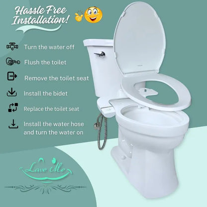 LAVE ME Bidet Attachment for Existing Toilets