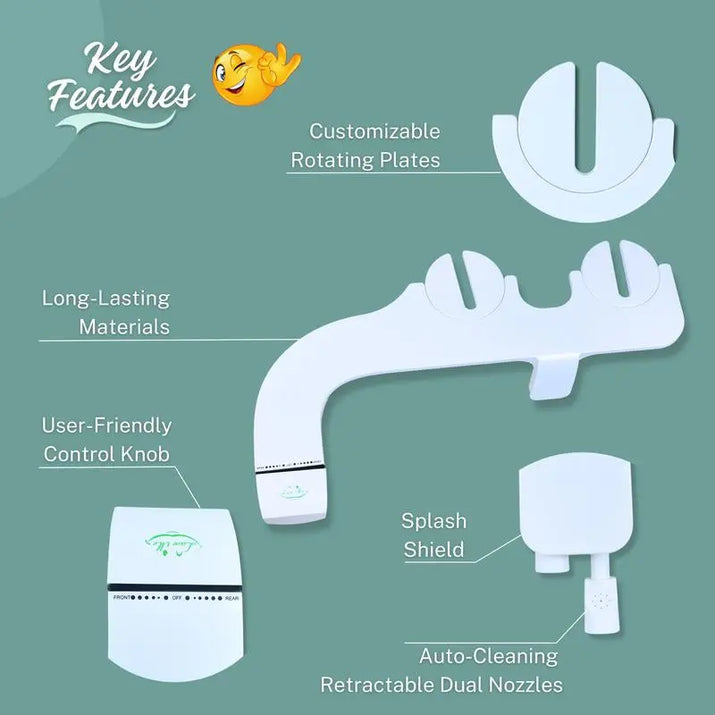 LAVE ME Bidet Attachment for Existing Toilets