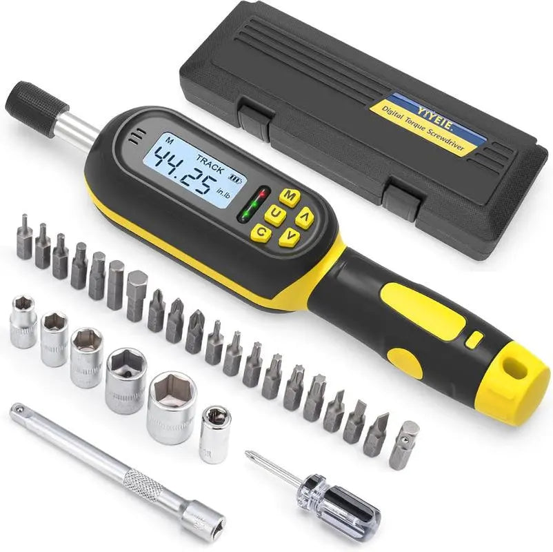 Unlock Precision with the YIYEIE 32-Piece Digital Torque Screwdriver Set – Perfect for Every Repair Job!