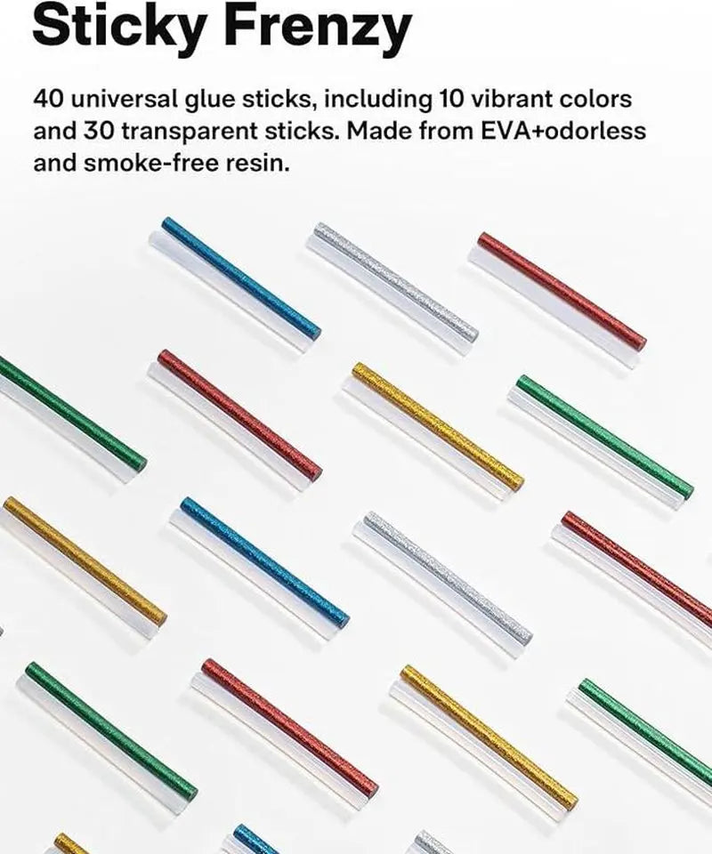 HOTO Easyflow Cordless Hot Glue Gun - Fast Preheating & Auto Dispensing, DIY Craft & Quick Repairs