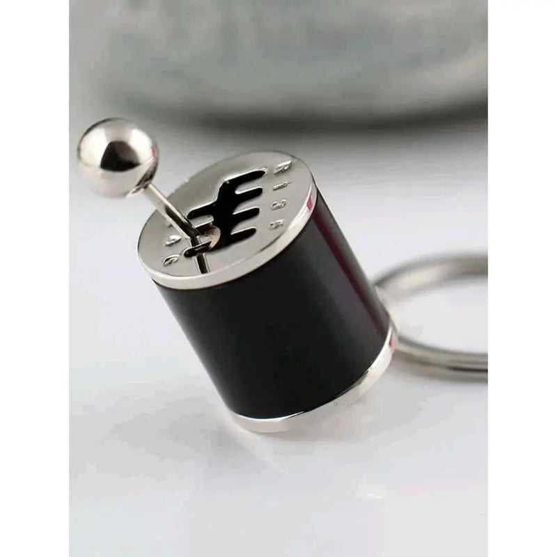 Working Shift Knob Keychain Fidget Toy Shifting Key Ring for Men Women