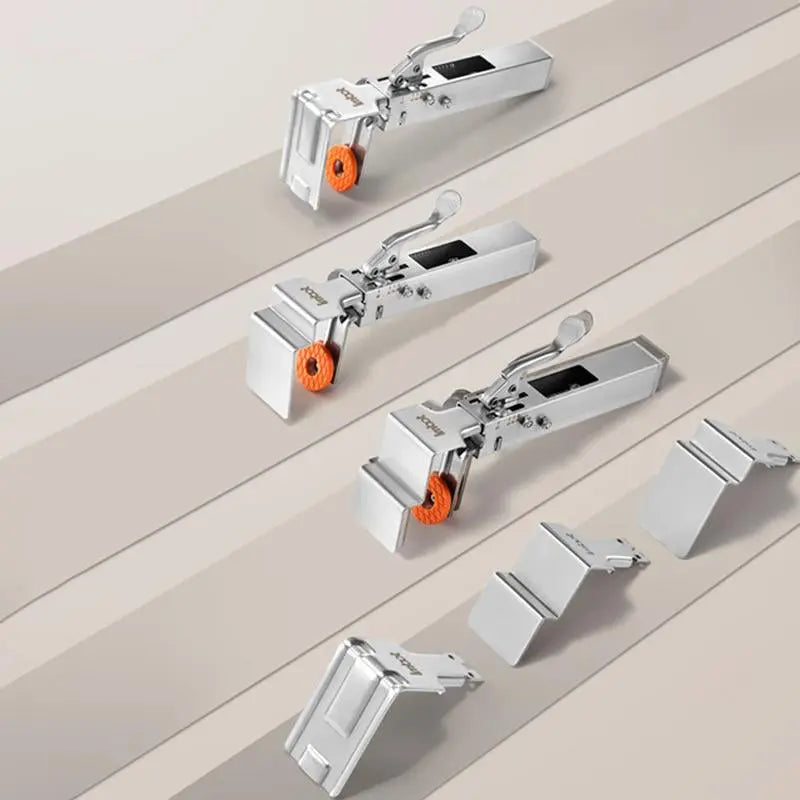 IMBOT Quick-Press Drawer Clamp Stainless Steel Drawer Fixing Clip for Precise Door Knob Installation - Durable & Labor-Saving Tool for Cabinet Hardware Heavy Duty