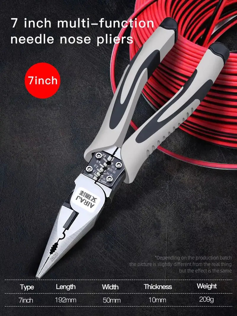 7/8/9 Inch Wire Pliers Sharp Large Opening Stripping Pliers Industrial Grade Multifunctional Hardware Manual Tools