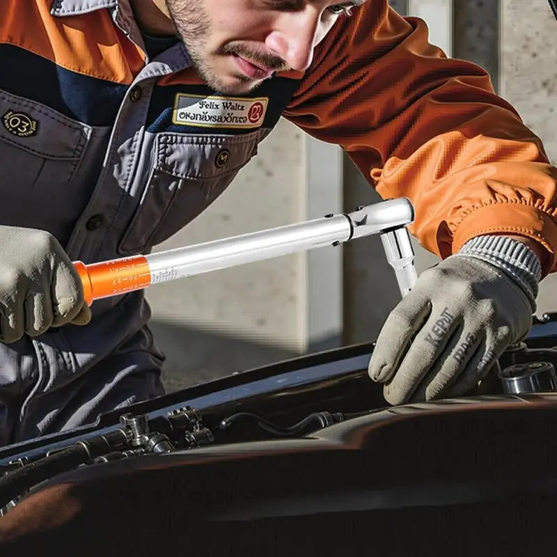 VEVOR Click Torque Wrench Set 3 Pcs 1/4 3/8 1/2 Inch Drive Dual-Direction 72-Tooth