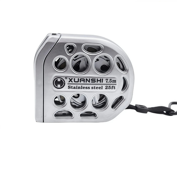 Premium Retractable Magnetic Hollow Tape Measure for Electricians Carpenters - Stainless Steel Anti-Corrosion Tool Gift