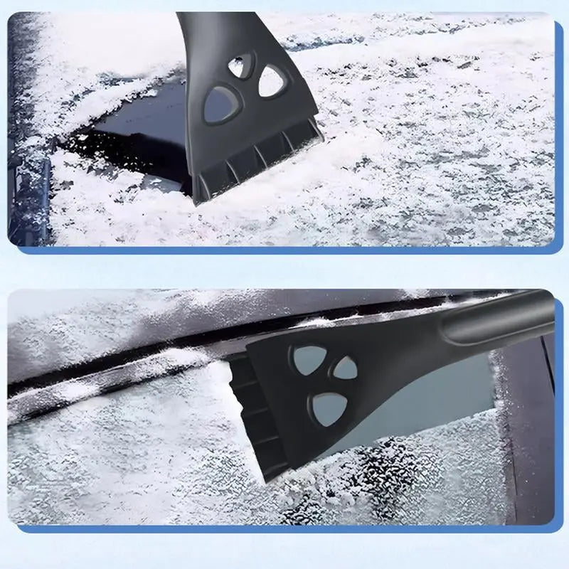 Snow Brush and Ice Scrapers for Car Windshield, Extendable Car Snow Accessories with Foam Grip, Brush Supports 360 Degree Rotation, Car Winter Removal Tool for Cars, Trucks, Suvs