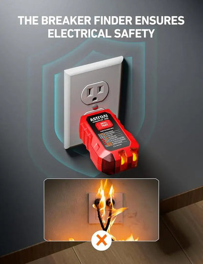 [Black Friday]Astroai Circuit Breaker Finder with GFCI Outlet Tester, Electrical Tester Tool for Home/Workshop Circuit Tracing, Quickly Locates Breakers with Indicators