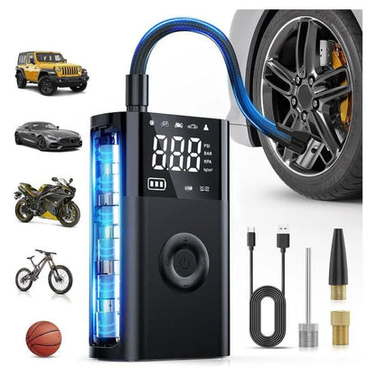 Nilight 50026R Digital Tire Inflator Pressure Gauge,250 PSI Air Chuck and Compressor Accessories Heavy Duty with Rubber Hose and Quick Connect Coupler for 0.1 Display Resolution Repair Automotive Vehicle Tool Automotive Maintenance Tools Dealsforyoudays