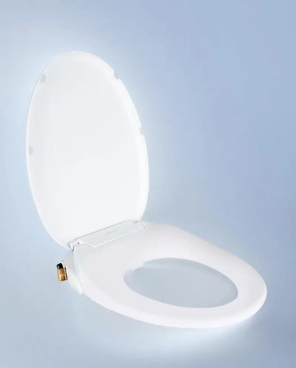 TUSHY Wave Bidet Toilet Seat Non-Electric with Duoflow Nozzles & Quick Release Button for Easy Clean Install