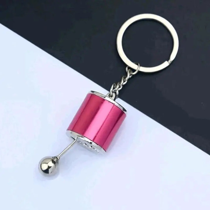 Working Shift Knob Keychain Fidget Toy Shifting Key Ring for Men Women