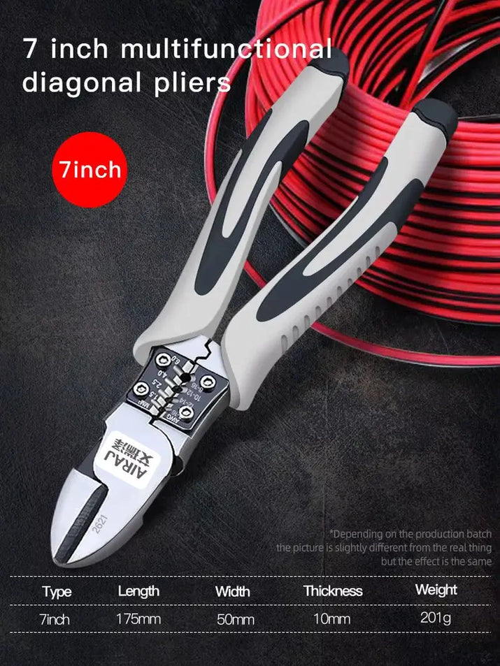 7/8/9 Inch Wire Pliers Sharp Large Opening Stripping Pliers Industrial Grade Multifunctional Hardware Manual Tools