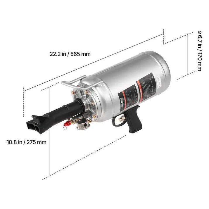 VEVOR Portable Tire Bead Seater - Efficient 1.6 Gal Air Blaster for Quick Tire Inflation, Perfect for Cars, SUVs, and More!