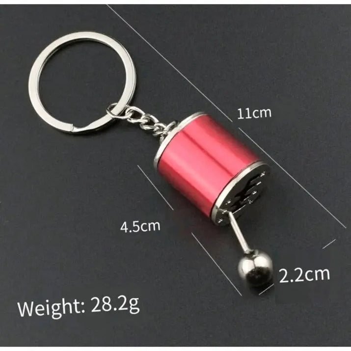 Working Shift Knob Keychain Fidget Toy Shifting Key Ring for Men Women