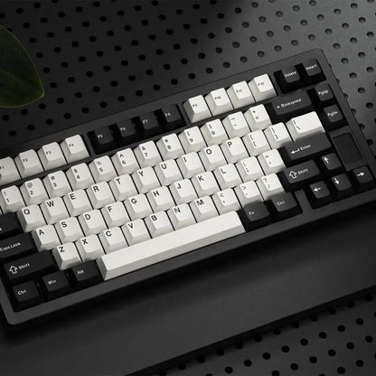 ND75 Pro Wireless Mechanical Keyboard, 2.4G USB-C Hot Swappable PC Gaming Keyboard with 1.2 Inch HD OLED Display, Rechargeable Ergonomic Gaming Keyboards with Custom Linear Switches for Office & Gaming, Wireless Keyboard