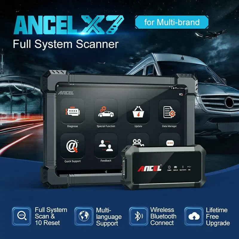 Ancel X7 Bidirectional All System OBD2 Scanner Car Diagnostic Tool Obd2 Code Reader