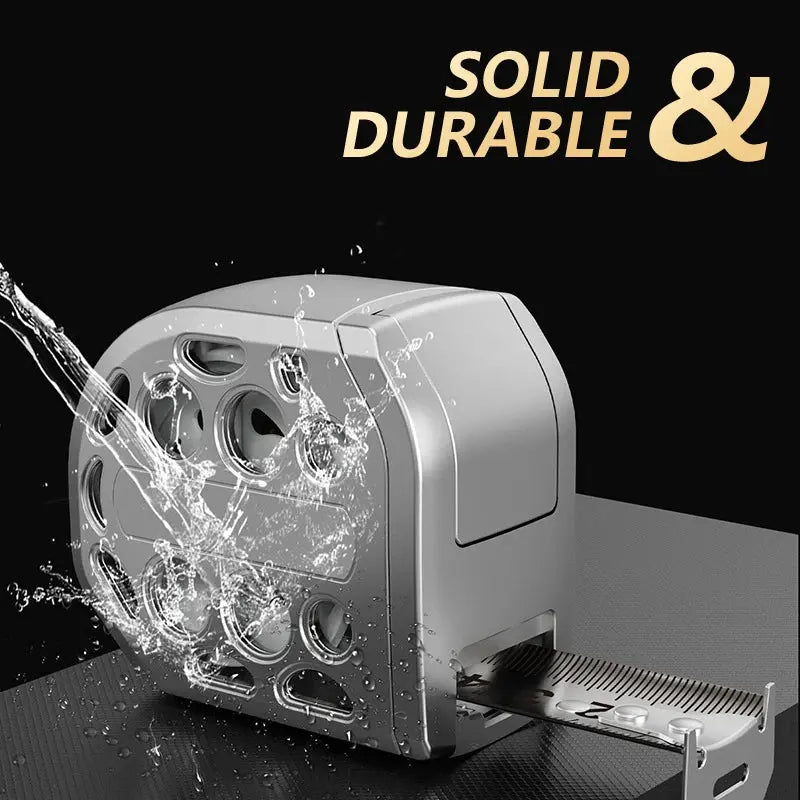 Premium Retractable Magnetic Hollow Tape Measure for Electricians Carpenters - Stainless Steel Anti-Corrosion Tool Gift